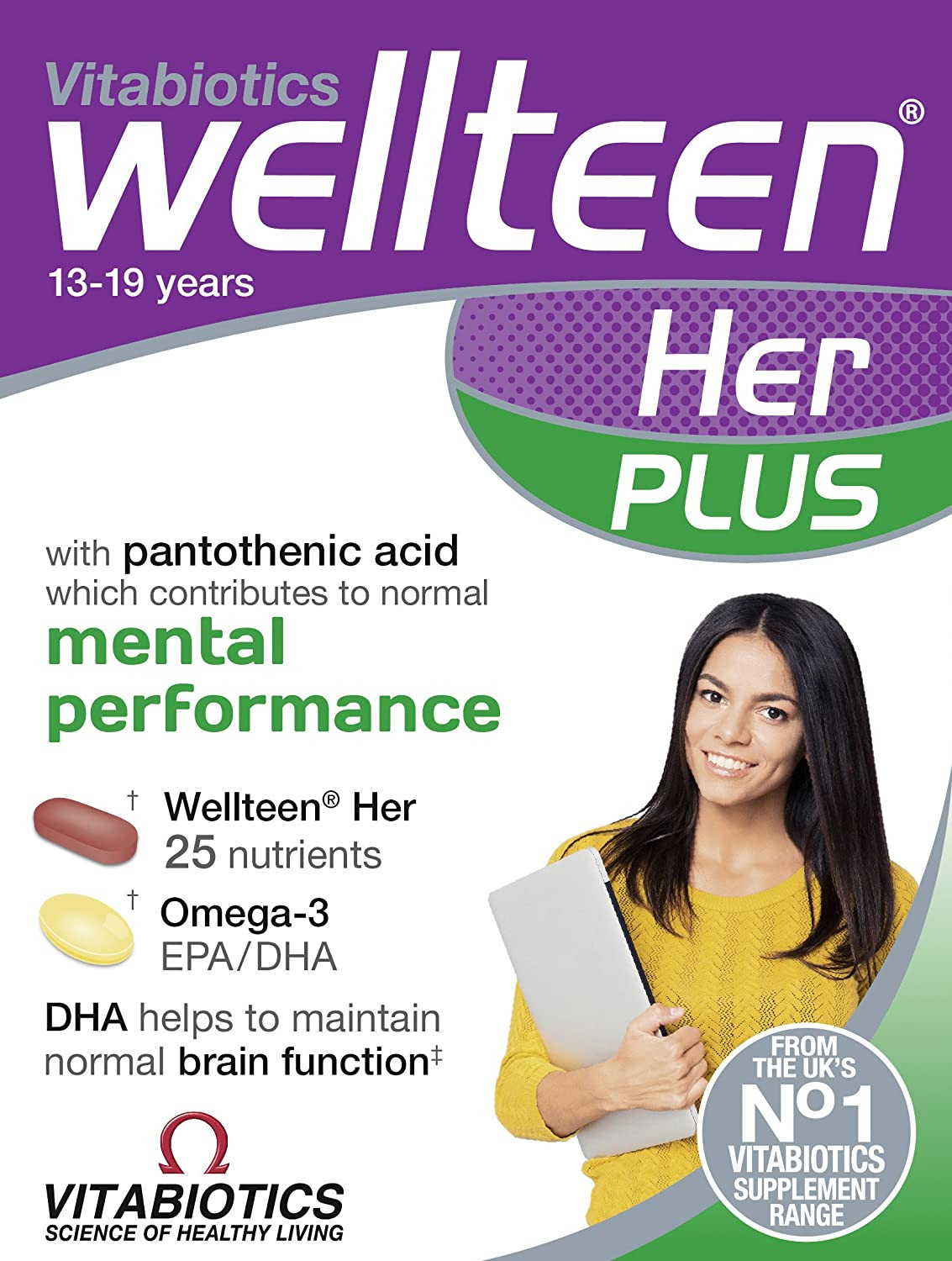 Vitabiotics Wellteen Her Plus Dual Pack 56 Tabs/Caps