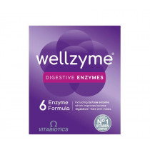 Vitabiotics Wellzyme Digestive Enzymes 6 Enzyme Advanced Formula - 60 Capsules