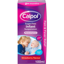 Calpol Infant Suspension Strawberry Flavour 100ml