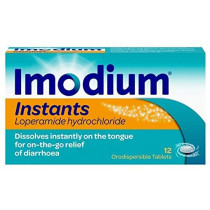 Imodium Instant Melts Diarrhoea Relief Tablets - 12 Tablets
