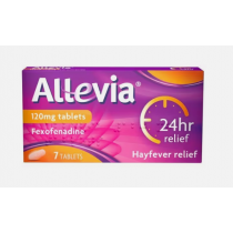 Allevia Fexofenadine 120mg For Hayfever Relief - 7 Tablets