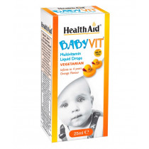 HealthAid BabyVit Multivitamin Liquid Drops 25ml (Orange Flavour)