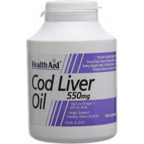 HealthAid Cod Liver Oil 550mg 180 Capsules