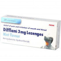 Difflam 3mg Lozenges - 20 Lozenges