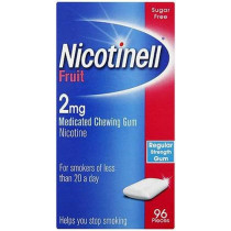 Nicotinell Fruit 2mg Medicated Chewing Gum 96 Pieces