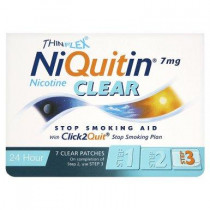 NiQuitin CQ Clear 7mg Patches Step 3 - 7 Patches