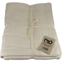 Yoga Mad Hand Woven Cotton Yoga Blanket - Natural