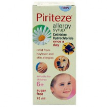 Piriteze Once A Day Allergy Syrup 70ml