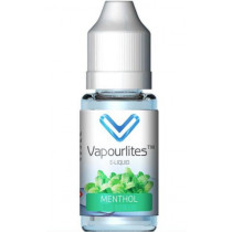 Vapourlites 10ml E-Liquid 10mg Menthol Flavour