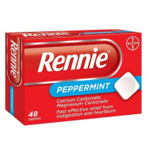 Rennie Peppermint Tablets - 48 Tablets