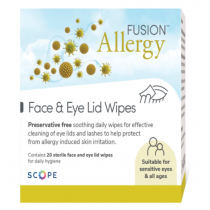 Fusion Allergy Face & Eyelid Wipes