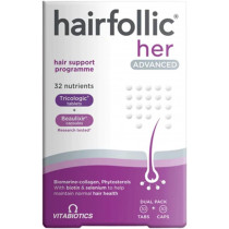 Vitabiotics Hairfollic Her Advanced Dual Pack 30 Tabs/30 Caps