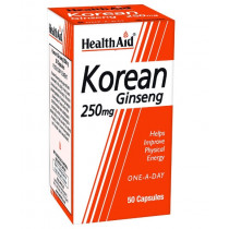 HealthAid Korean Ginseng 250mg 50 Capsules