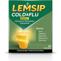 Lemsip Cold And Flu Lemon 10 Sachets