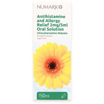 Antihistamine and Allergy Relief 2mg/5ml Oral Solution 150ml