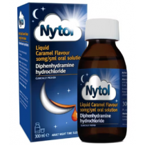 Nytol Liquid Caramel Flavour 10mg/5ml Oral Solution 300ml