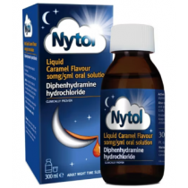 Nytol Liquid Caramel Flavour 10mg/5ml Oral Solution