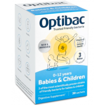 Optibac Probiotic for 0-12 Years Babies & Children 30 Sachets