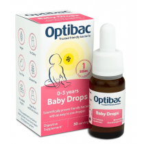 Optibac Probiotics 0-3 Years Baby Drops 30 Servings 