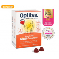 Optibac Probiotics Strawberry Kids Gummies 30 Gummies