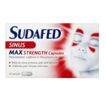 SudaFed Sinus Max Strength 16 Capsules