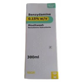 Benzydamine 0.15% w\v Mouthwash 300ml