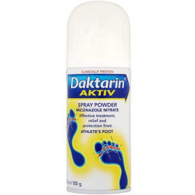 Daktarin Aktiv Athletes Foot Spray Powder 100g