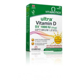 Vitabiotics Ultra Vitamin D3 96 Tablets