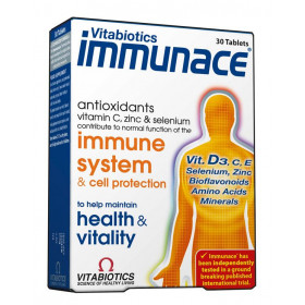 Vitabiotics Immunace Extra Protection 30 Tablets Immune System Tablets
