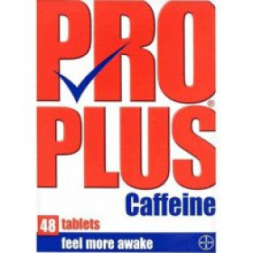 Pro Plus Caffeine Tablets 48 Tablets