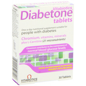 Vitabiotics Diabetone Multivitamin Tablets - Pack of 30