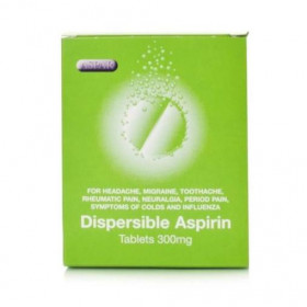 Aspirin Dispersible 300mg Tablets