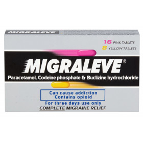 Migraleve Duo Complete Migraine Relief - 16 Pink and 8 Yellow