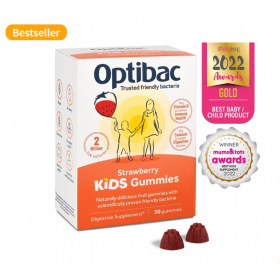 Optibac Probiotics Strawberry Kids Gummies 30 Gummies