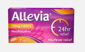 Allevia Fexofenadine 120mg For Hayfever Relief - 7 Tablets