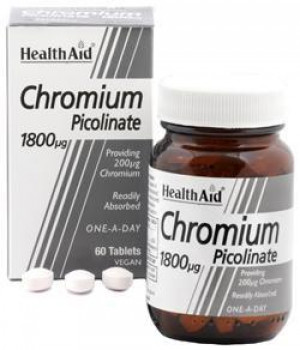 HealthAid Chromium Picolinate 200ug 60 Tablets