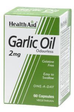 HealthAid Garlic Oil 2mg Odourless Capsules