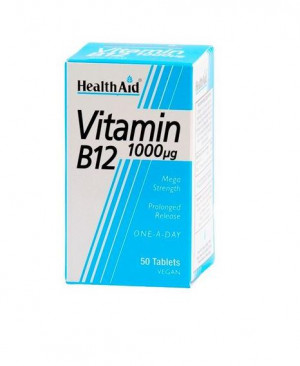 HealthAid Vitamin B12 1000ug 50 Tablets
