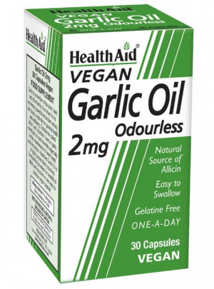 HealthAid Garlic Oil 2mg Odourless 30 Capsules