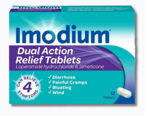 Imodium Dual Action Relief Tablets - 12 Tablets