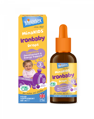 Minadex MinaKids Ironbaby Drops – Gentle Iron for Babies