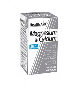 HealthAid Magnesium and Calcium 90 Tablets