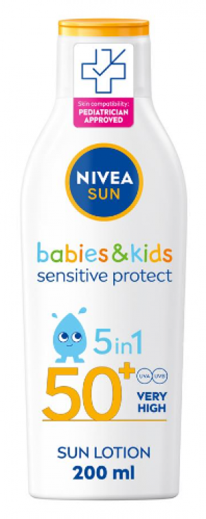 Nivea Sun Babies & Kids Protect & Moisture Sun Cream Lotion SPF50+ 200ml