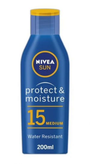 Nivea Sun Protect & Moisture Sun Cream Lotion SPF15 200ml