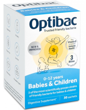 Optibac Probiotic for 0-12 Years Babies & Children 30 Sachets