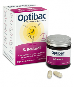 Optibac Probiotics Saccharomyces Boulardii 16 Capsules 