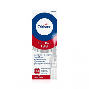 Otrivine Extra Dual Relief Nasal Spray 10ml.