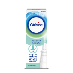 Otrivine Natural with Eucalyptus Nasal Spray 20ml | Fast Nasal Congestion Relief