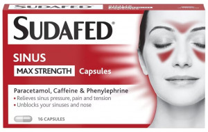 SudaFed Sinus Max Strength 16 Capsules