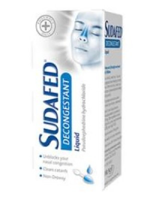 SudaFed Decongestant 100ml Liquid